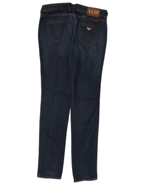 Armani Womens Skinny Jeans W30 L34 Navy Blue