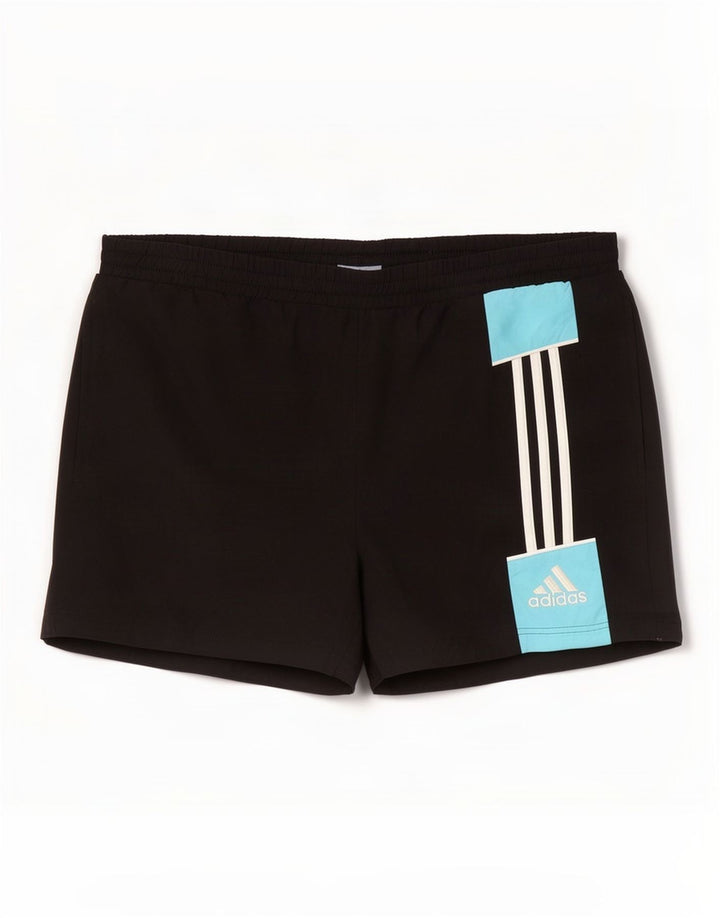 Adidas Mens Sport Shorts Medium Black Colourblock Polyester