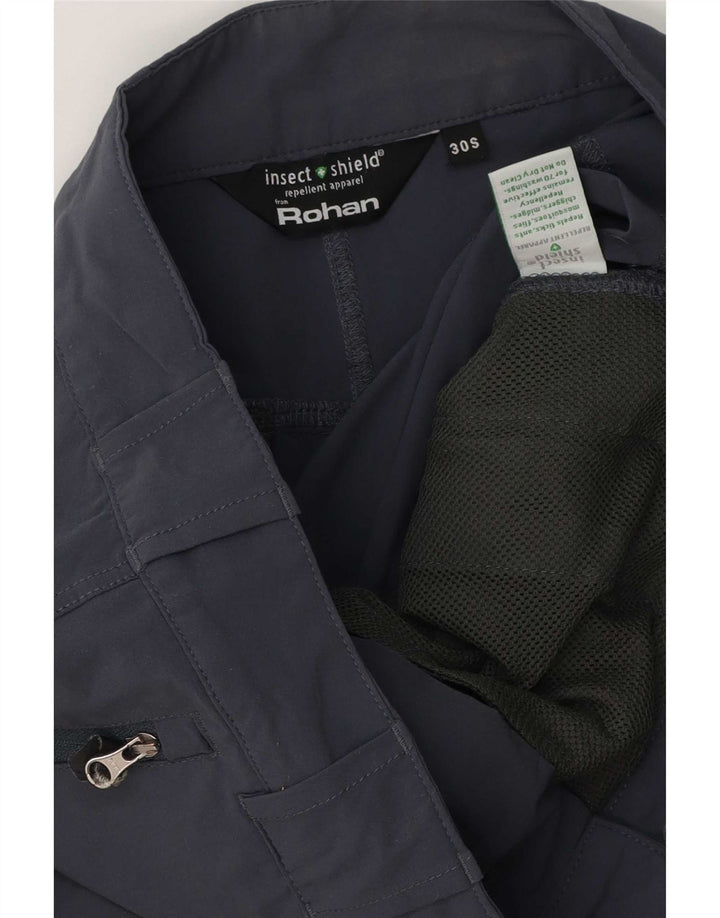 Rohan Mens Straight Cargo Trousers W30 L30 Grey Polyester