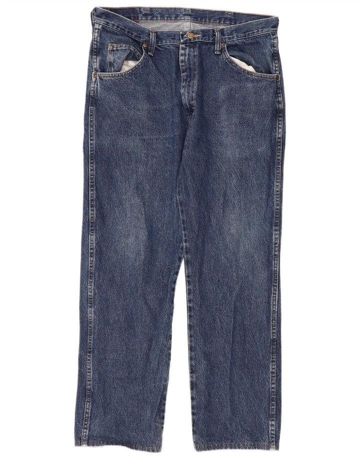 Carrera Mens Regular Fit Straight Jeans W36 L29 Blue Cotton