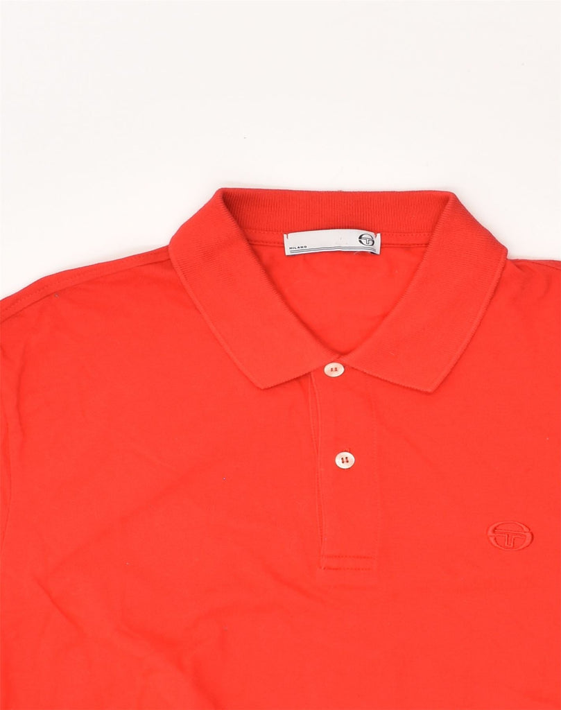 SERGIO TACCHINI Mens Polo Shirt Medium Red | Vintage Sergio Tacchini | Thrift | Second-Hand Sergio Tacchini | Used Clothing | Messina Hembry 