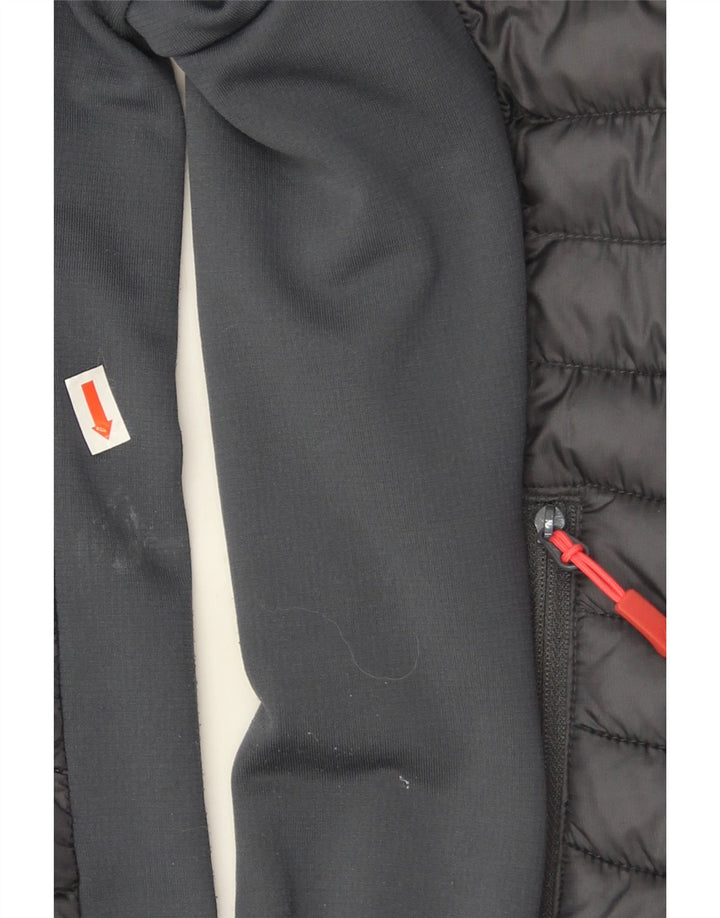 Rab Womens Oversized Padded Jacket UK 10 Small Grey Polyamide