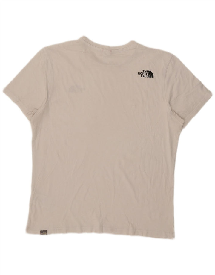 THE NORTH FACE Mens T-Shirt Top Large White Cotton