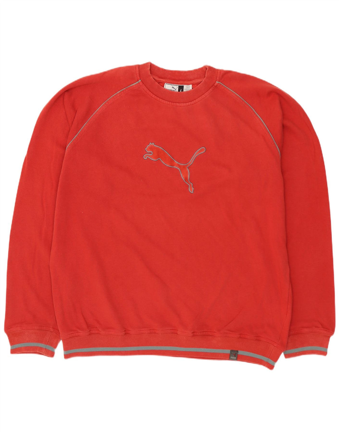PUMA Mens Graphic Sweatshirt Jumper Large Red