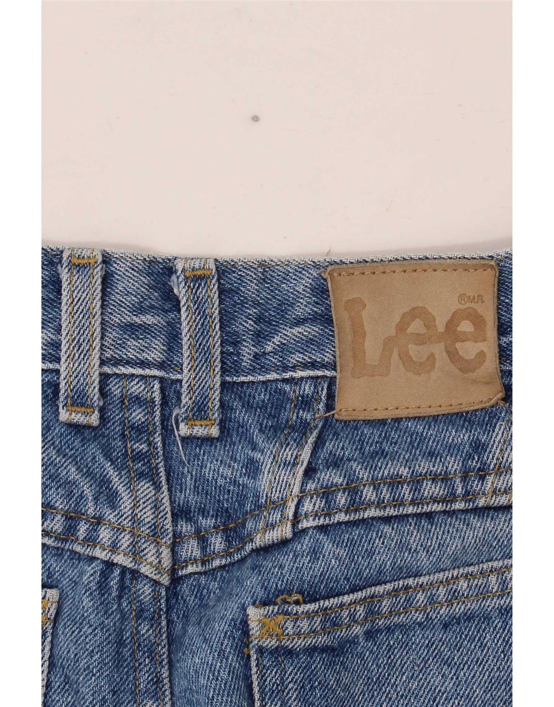 Lee Womens High Waist Tapered Jeans W28 L30 Blue
