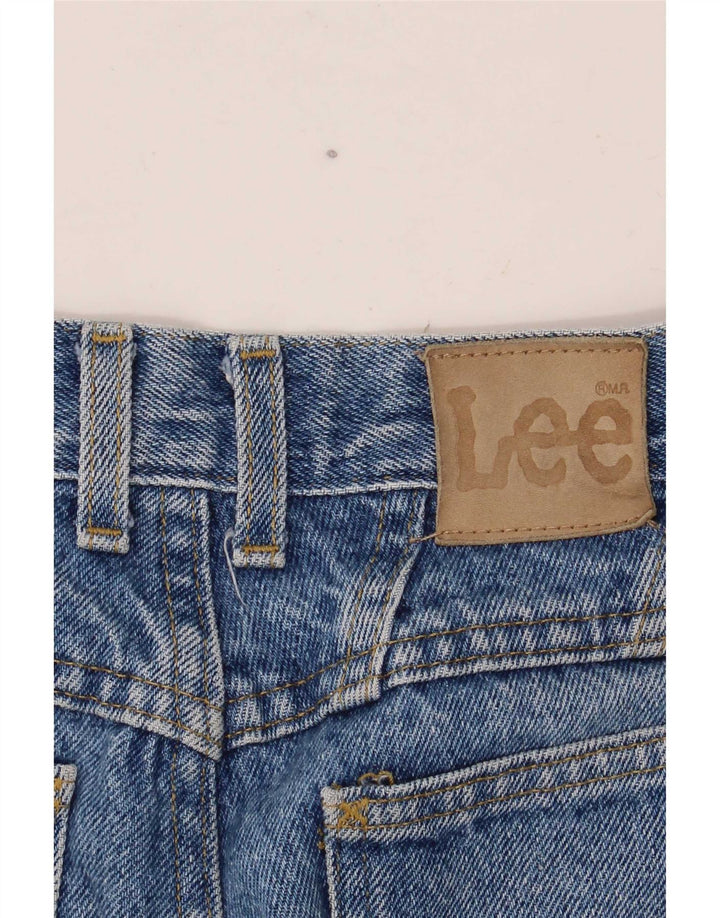 Lee Womens High Waist Tapered Jeans W28 L30 Blue