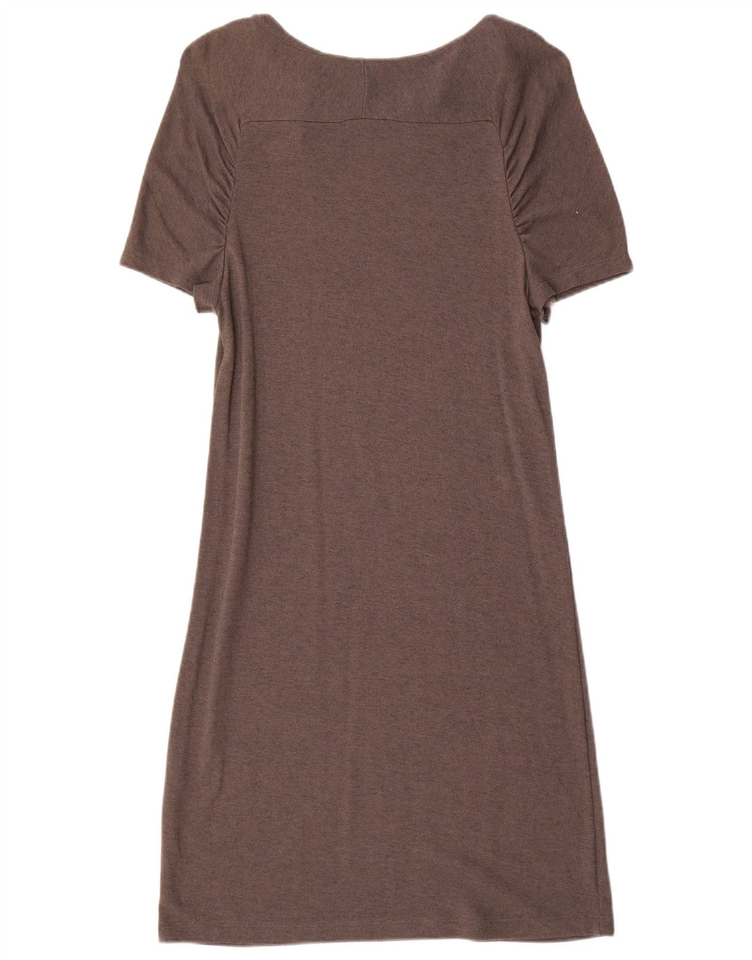 Zara Womens Batwing T-Shirt Dress UK 12 Medium Grey Viscose