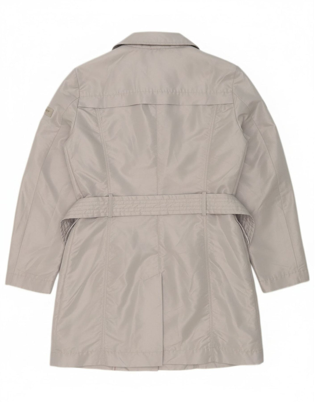 PEUTEREY Womens Trench Coat IT 48 XL Grey Polyester