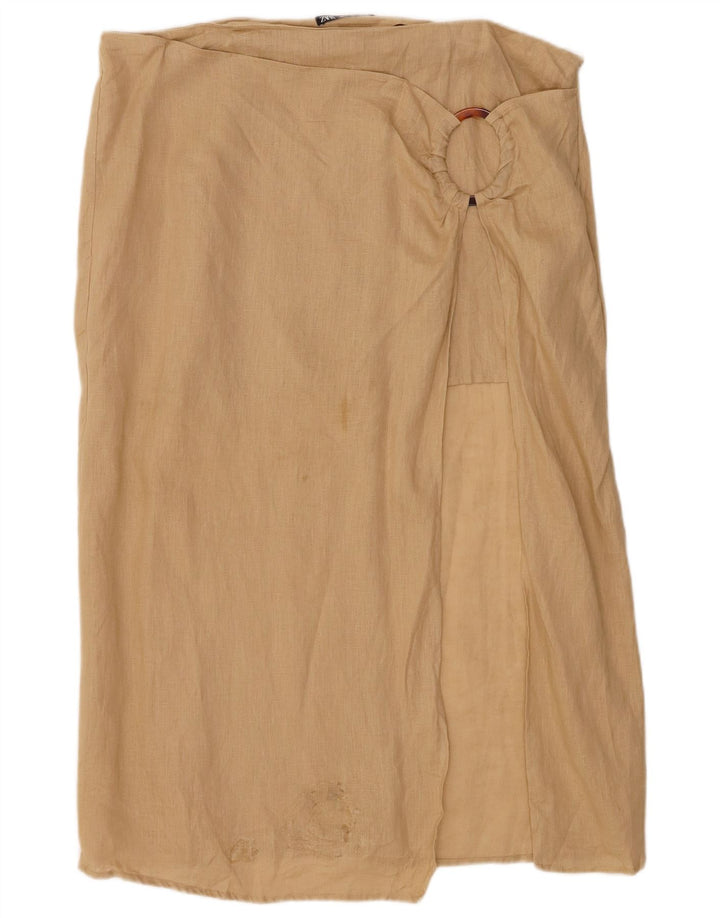 Zara Womens Sarong Skirt 2XL W34 Beige