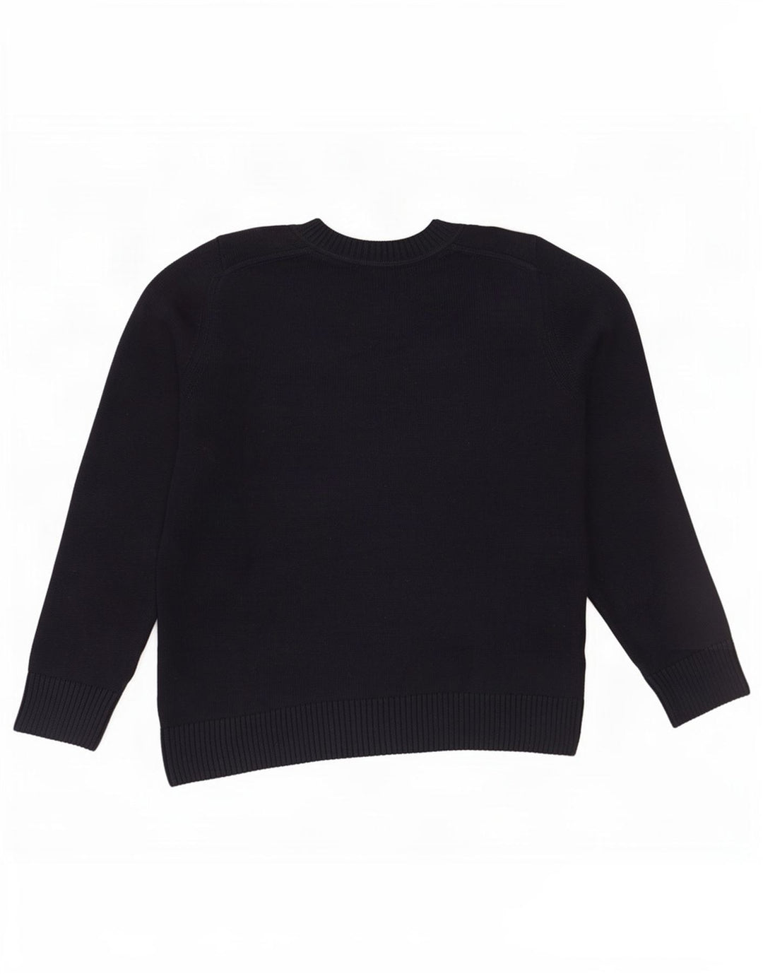 Gant Mens Crew Neck Jumper Sweater XL Navy Blue Cotton