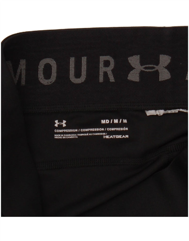 Under Armour Womens Heat Gear Leggings UK 14 Medium  Black