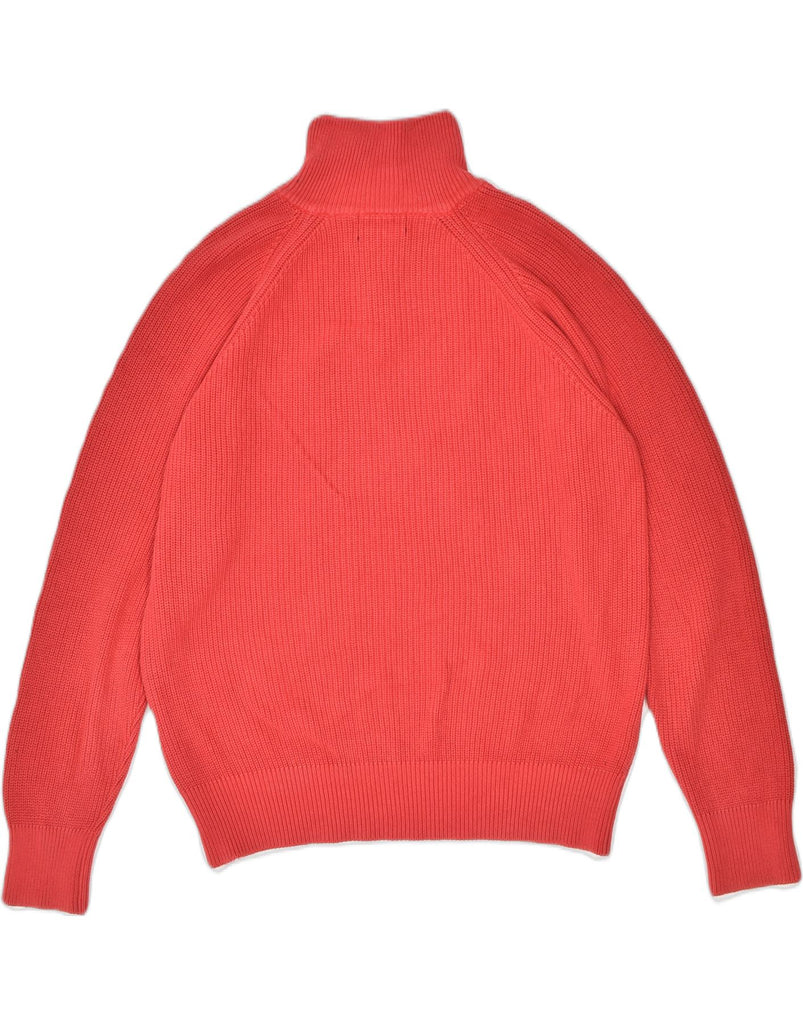 KAPPA Mens Zip Neck Jumper Sweater Small Red Cotton | Vintage | Thrift | Second-Hand | Used Clothing | Messina Hembry 