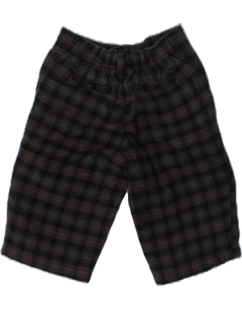 GAP Baby Boys Chino Shorts 6-9 Months W18 Grey Check Cotton | Vintage Gap | Thrift | Second-Hand Gap | Used Clothing | Messina Hembry 