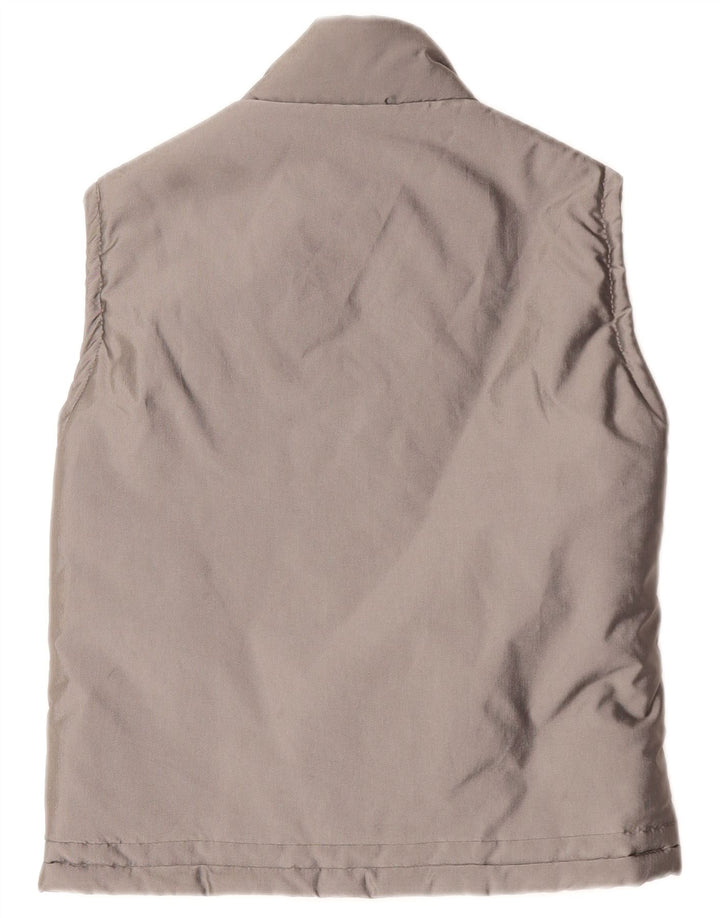 ZOE Womens Padded Gilet UK 14 Medium Grey Nylon