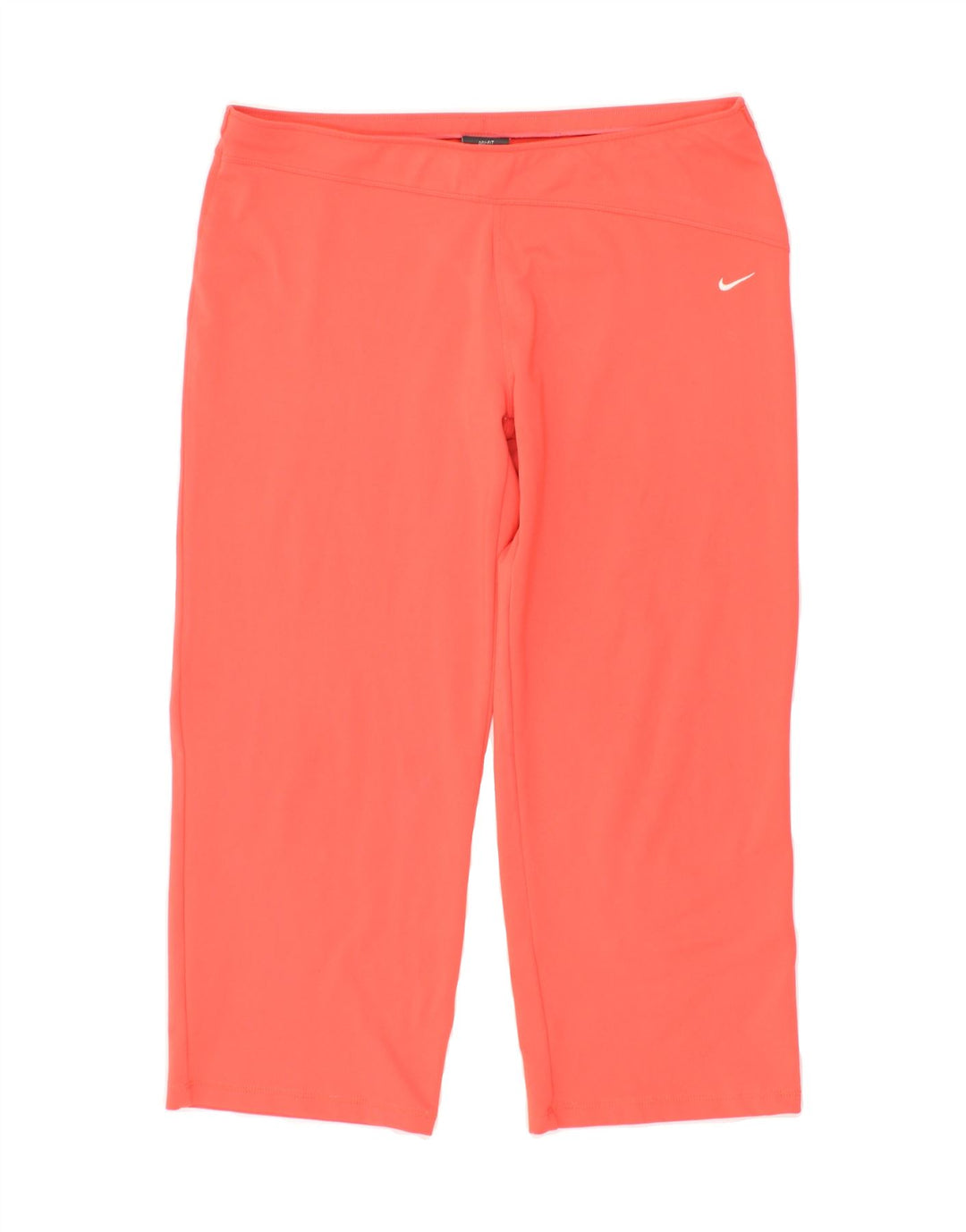 NIKE Womens Dri Fit Capri Leggings UK 10/12 Medium Orange Vintage Nike and Second-Hand Nike from Messina Hembry 