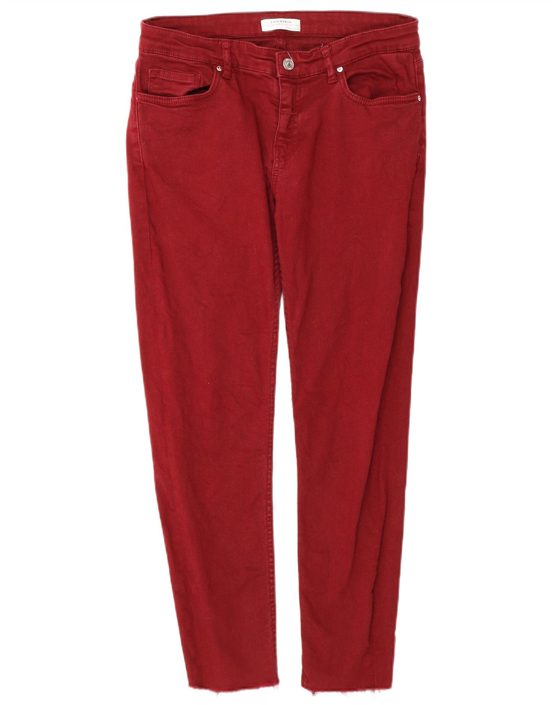 Zara Womens Skinny Jeans EU 38 Small W28 L26 Red