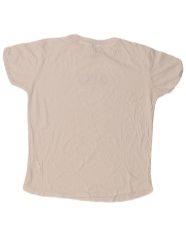 Roxy Womens Graphic T-Shirt Top UK 16 Large White Cotton