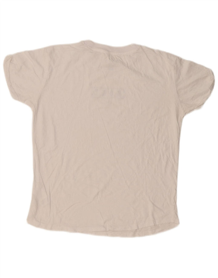 Roxy Womens Graphic T-Shirt Top UK 16 Large White Cotton