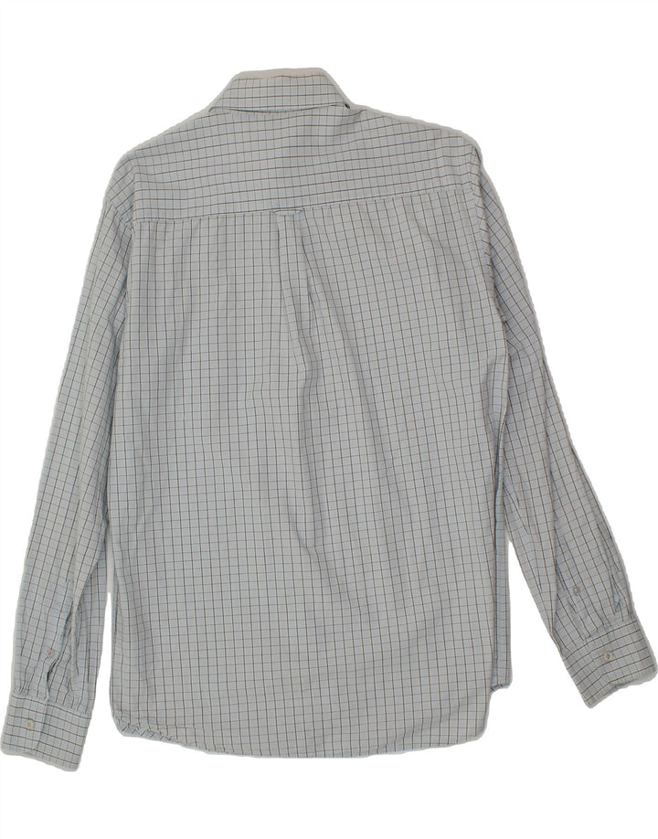 FILA Mens Shirt Medium Blue Check Vintage Fila and Second-Hand Fila from Messina Hembry 