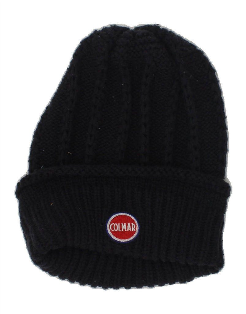 COLMAR Mens Beanie Hat One Size Black Acrylic | Vintage Colmar | Thrift | Second-Hand Colmar | Used Clothing | Messina Hembry 