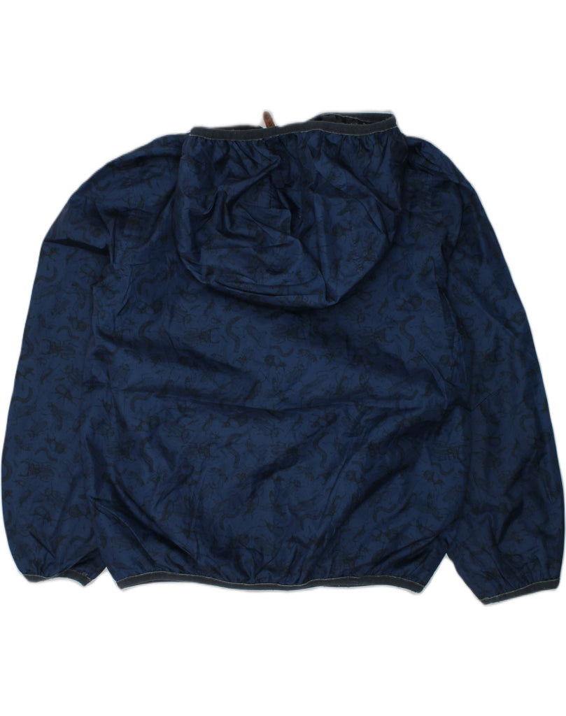 FAT FACE Boys Hooded Bomber Jacket 6-7 Years Navy Blue Animal Print | Vintage Fat Face | Thrift | Second-Hand Fat Face | Used Clothing | Messina Hembry 