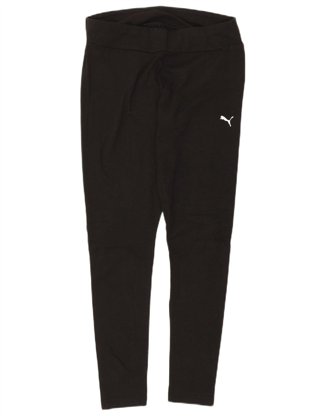 Puma Womens Crop Leggings UK 12 Medium Black Cotton