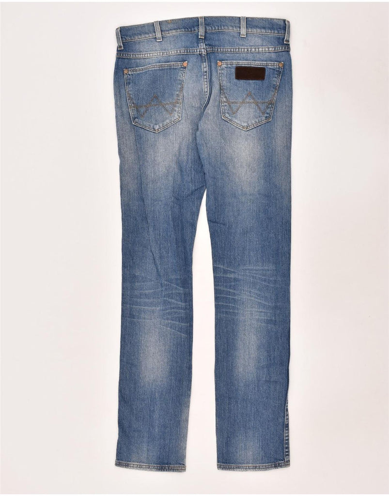 WRANGLER Mens Vegas Slim Jeans W33 L34  Blue Cotton | Vintage Wrangler | Thrift | Second-Hand Wrangler | Used Clothing | Messina Hembry 