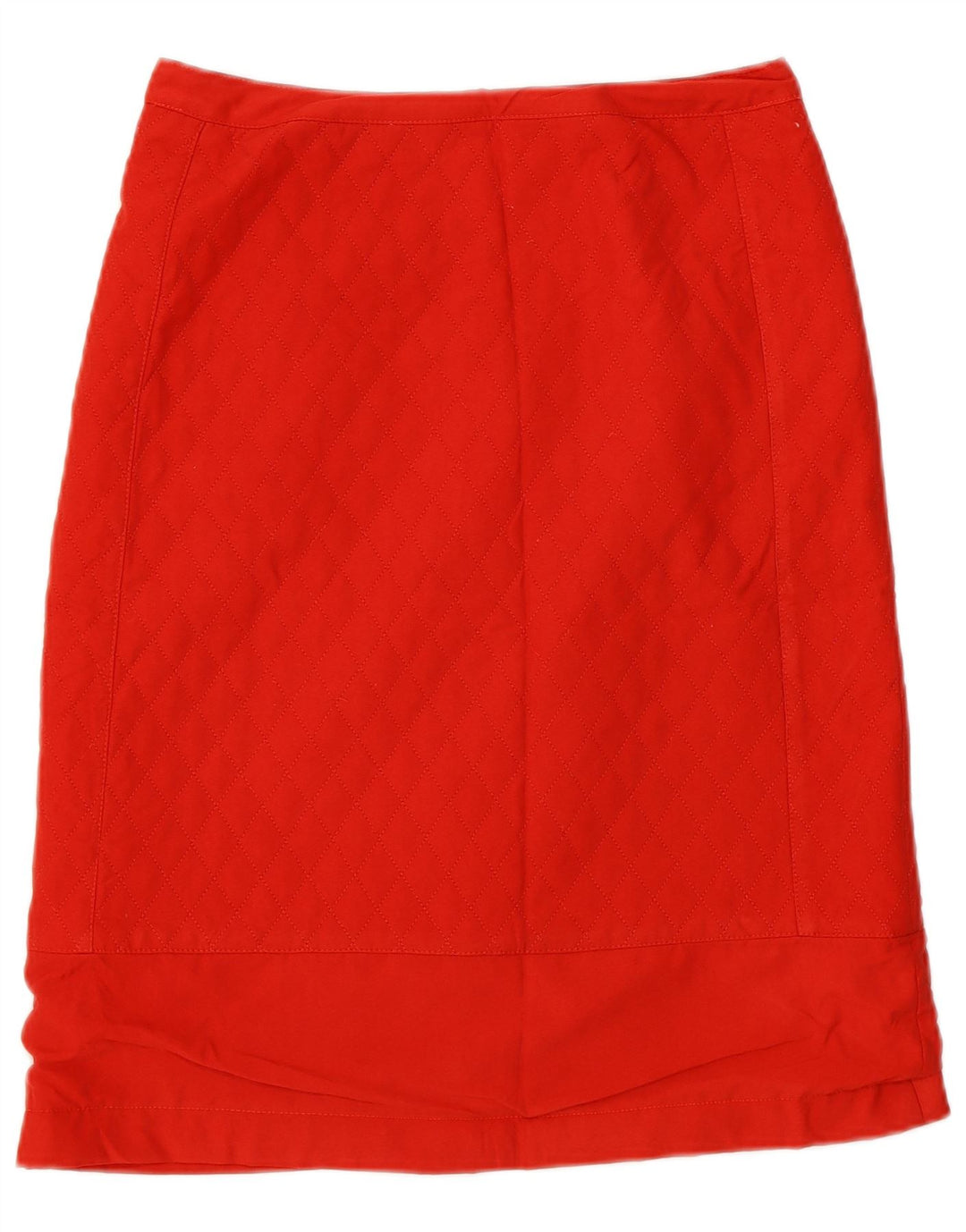 Nazareno Gabrielli Womens Quilted Skirt W26 Small  Red