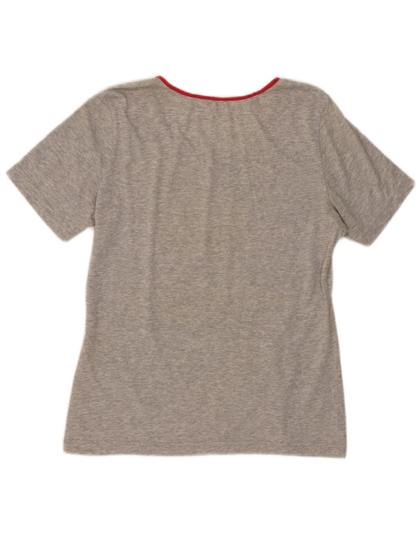 Adidas Girls Climalite Graphic T-Shirt Top 13-14 Years Grey