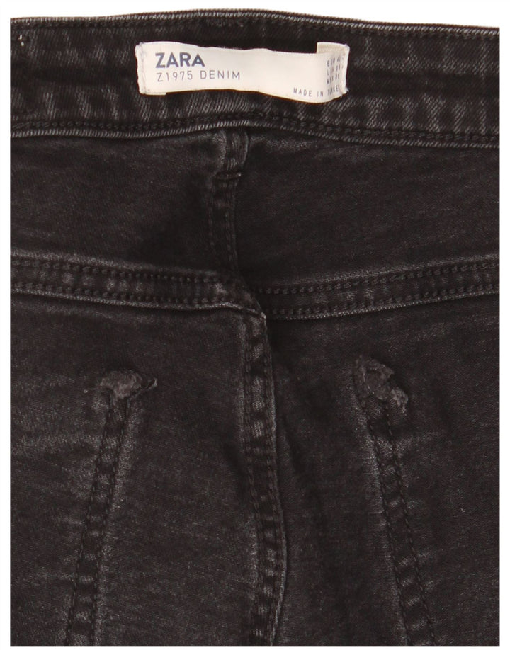 Zara Womens Tapered Jeans EU 40 Medium W30 L28 Black