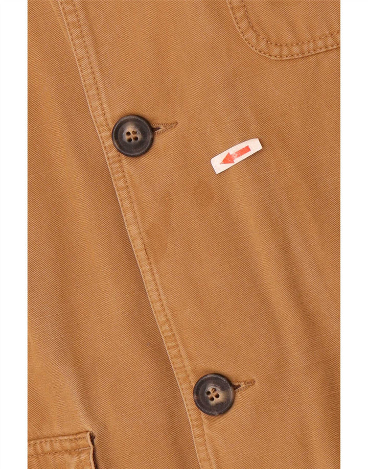 Marlboro Classics Mens Windbreaker Jacket UK 42 XL Brown Cotton