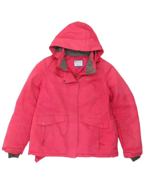 Mountain Warehouse Womens Hooded Windbreaker Jacket UK 14 Large Pink