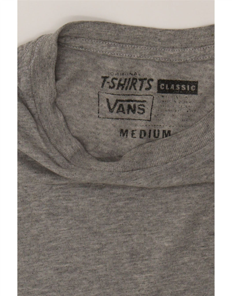 VANS Mens Classic Graphic T-Shirt Top Medium Grey Cotton Vintage Vans and Second-Hand Vans from Messina Hembry 