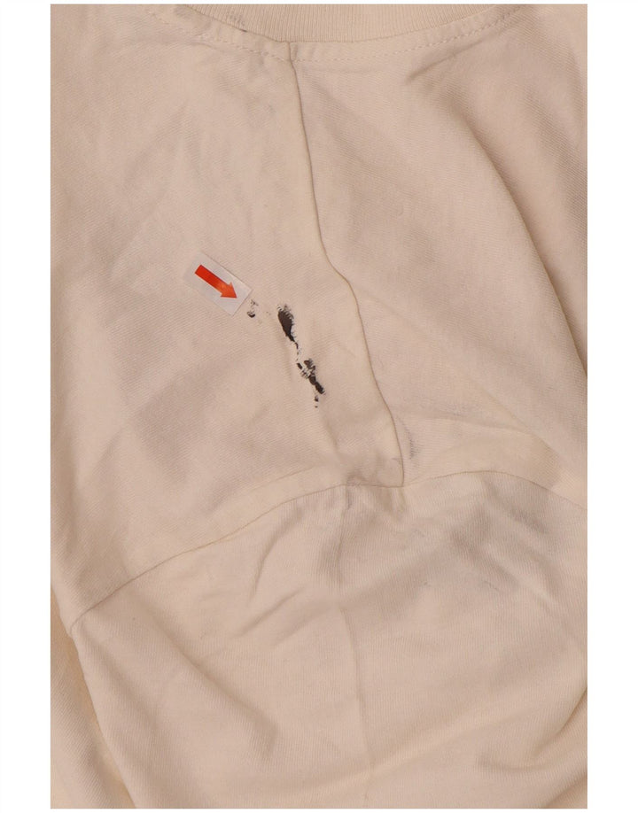 Tommy Hilfiger Mens Graphic T-Shirt Top Small White Cotton