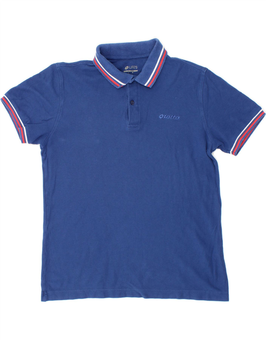LOTTO Mens Polo Shirt Large Blue Vintage Lotto and Second-Hand Lotto from Messina Hembry 