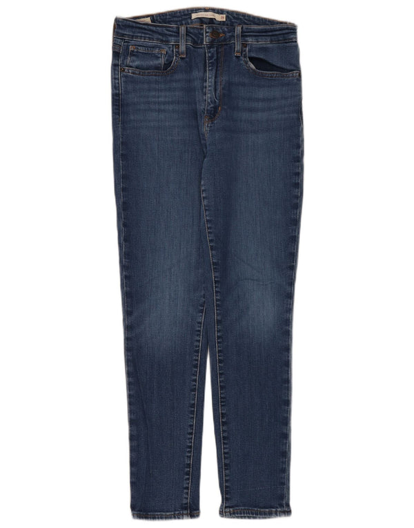 Levi's Womens 721 Crop High Rise Skinny Jeans W29 L26 Blue