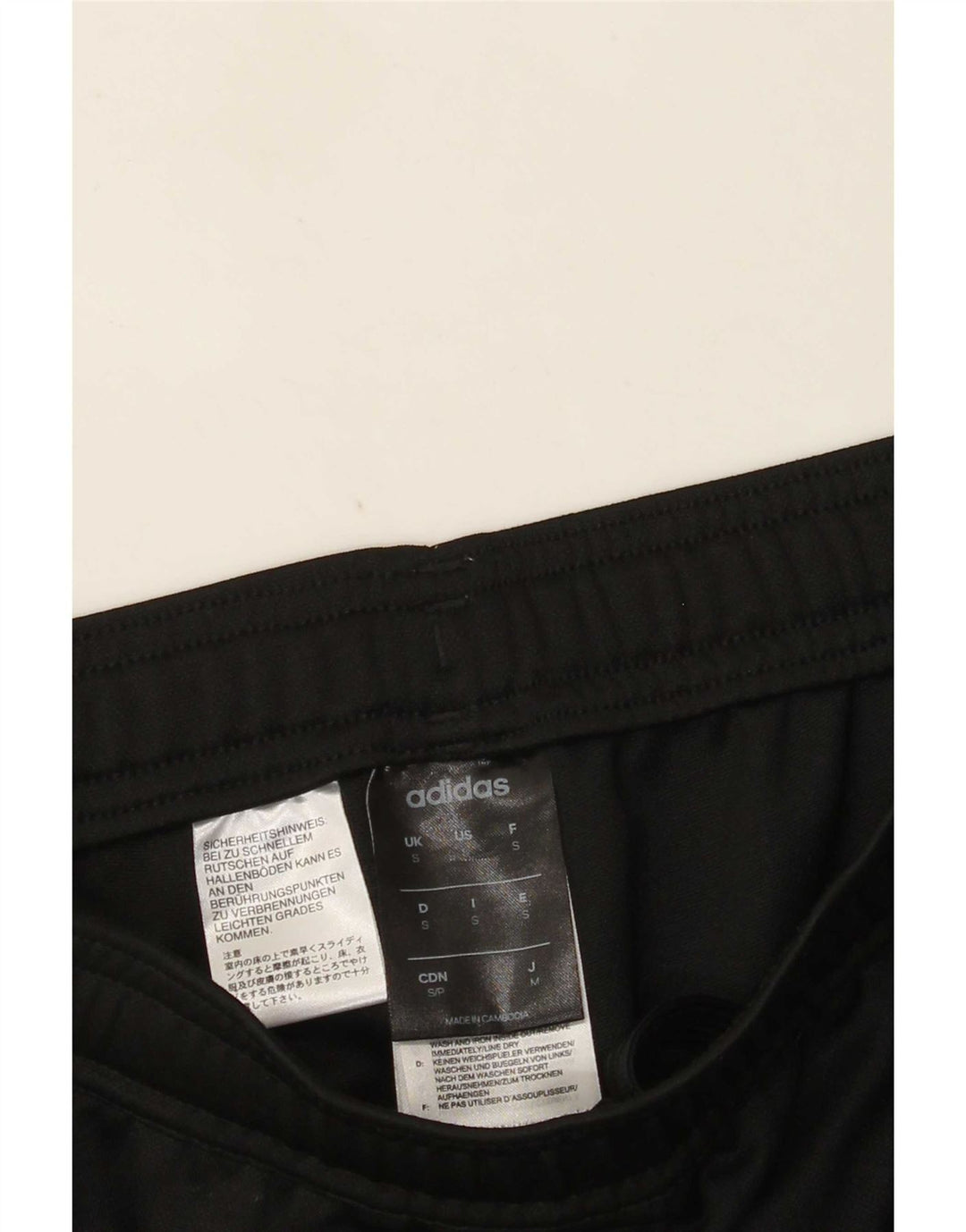 Adidas Mens Climalite Tracksuit Trousers Small Black Polyester