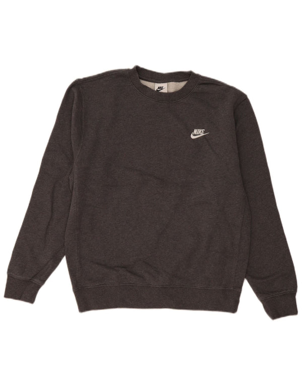 Nike Mens Sweatshirt Jumper Small Grey Cotton