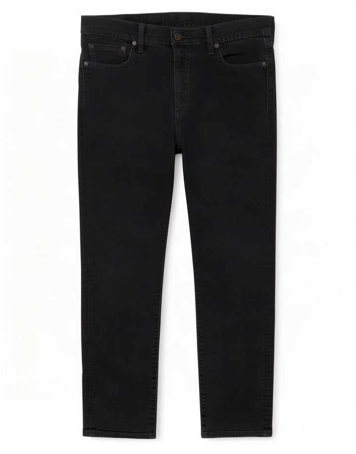 Levi's Mens 504 Straight Jeans W32 L32 Black Cotton