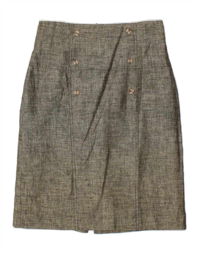 VINTAGE Womens High Waist Straight Skirt W30 Medium Grey Flecked | Vintage Vintage | Thrift | Second-Hand Vintage | Used Clothing | Messina Hembry 