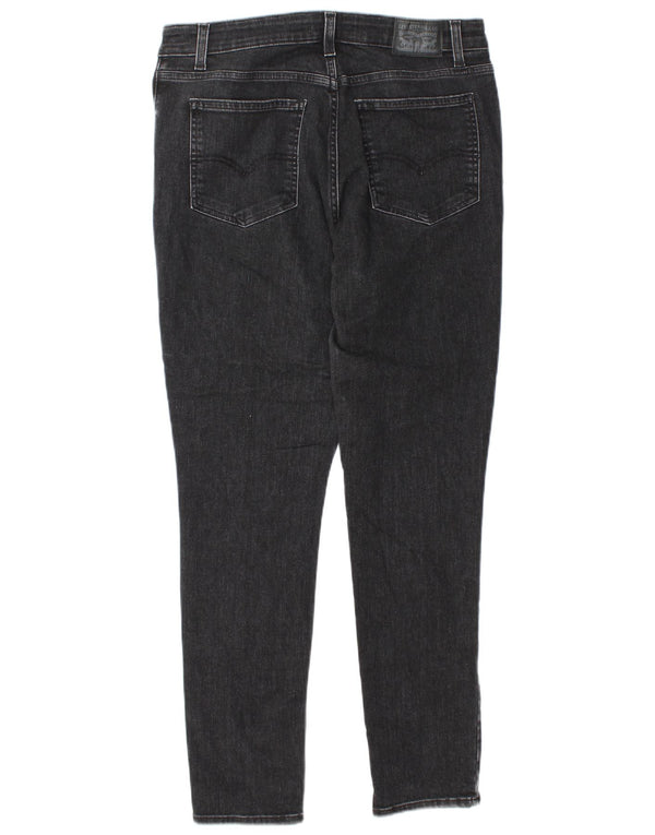 Levi's Womens High Rise Skinny Jeans W32 L29 Grey Cotton