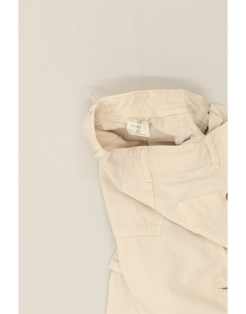 CARRERA Mens Cargo Shorts W33 Medium Beige Cotton | Vintage Carrera | Thrift | Second-Hand Carrera | Used Clothing | Messina Hembry 