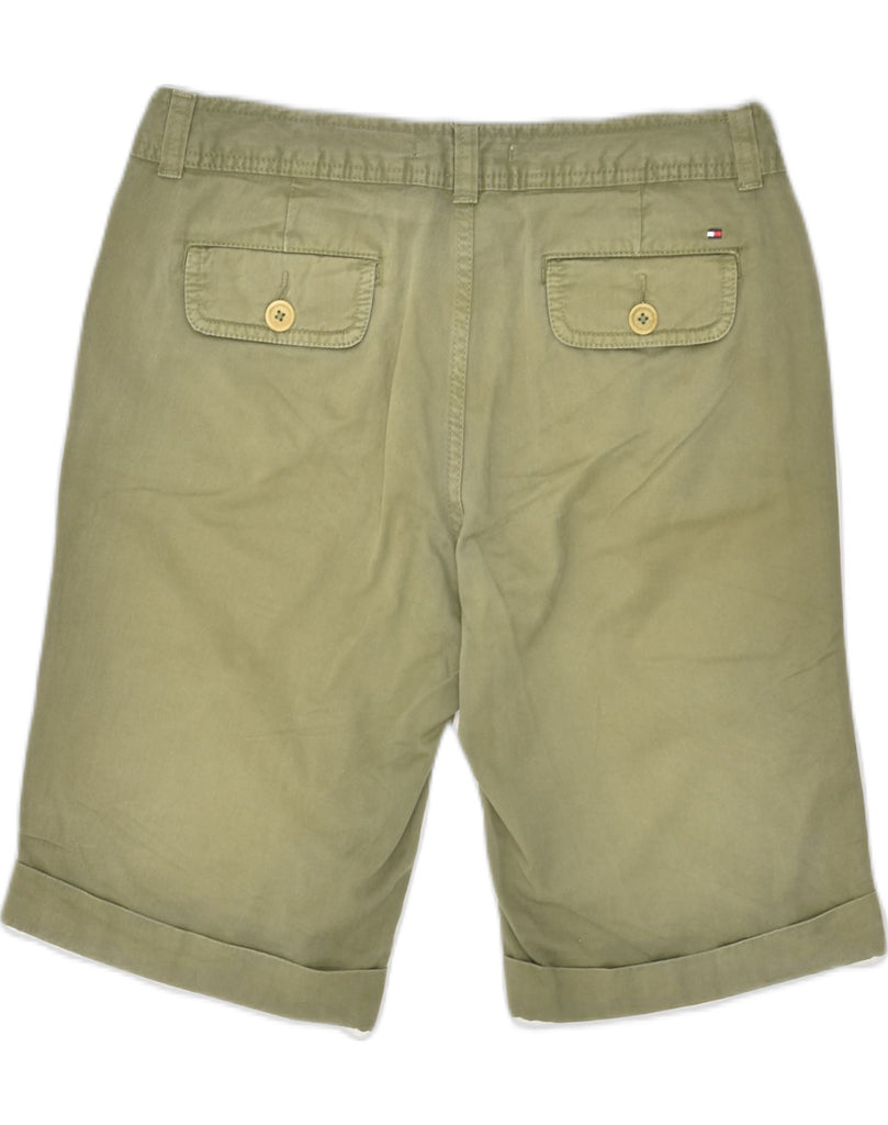 TOMMY HILFIGER Womens Chino Shorts US 6 Small W30 Khaki Cotton | Vintage Tommy Hilfiger | Thrift | Second-Hand Tommy Hilfiger | Used Clothing | Messina Hembry 