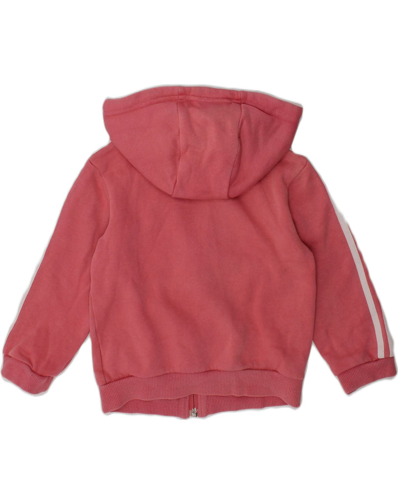 ADIDAS Baby Girls Zip Hoodie Sweater 18-24 Months Pink Cotton | Vintage Adidas | Thrift | Second-Hand Adidas | Used Clothing | Messina Hembry 