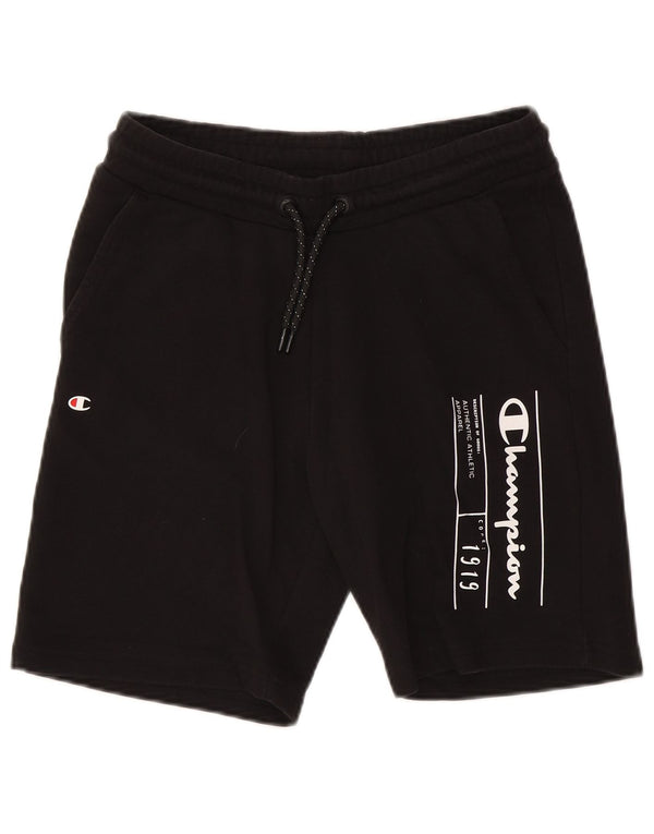 Champion Mens Graphic Sport Shorts Medium Black