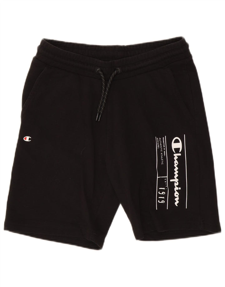 Champion Mens Graphic Sport Shorts Medium Black