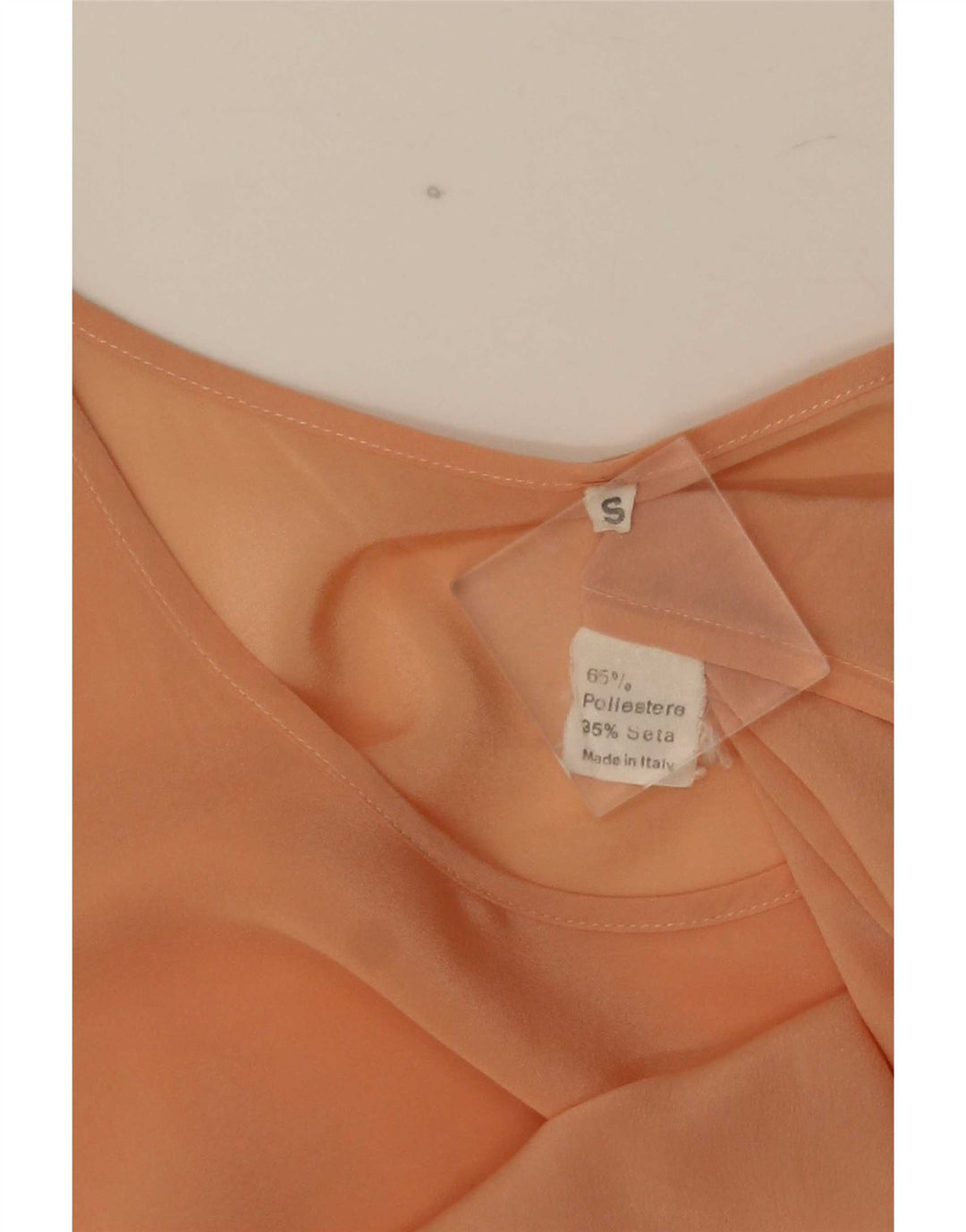 Vintage Womens Vest Top UK 10 Small Pink Polyester