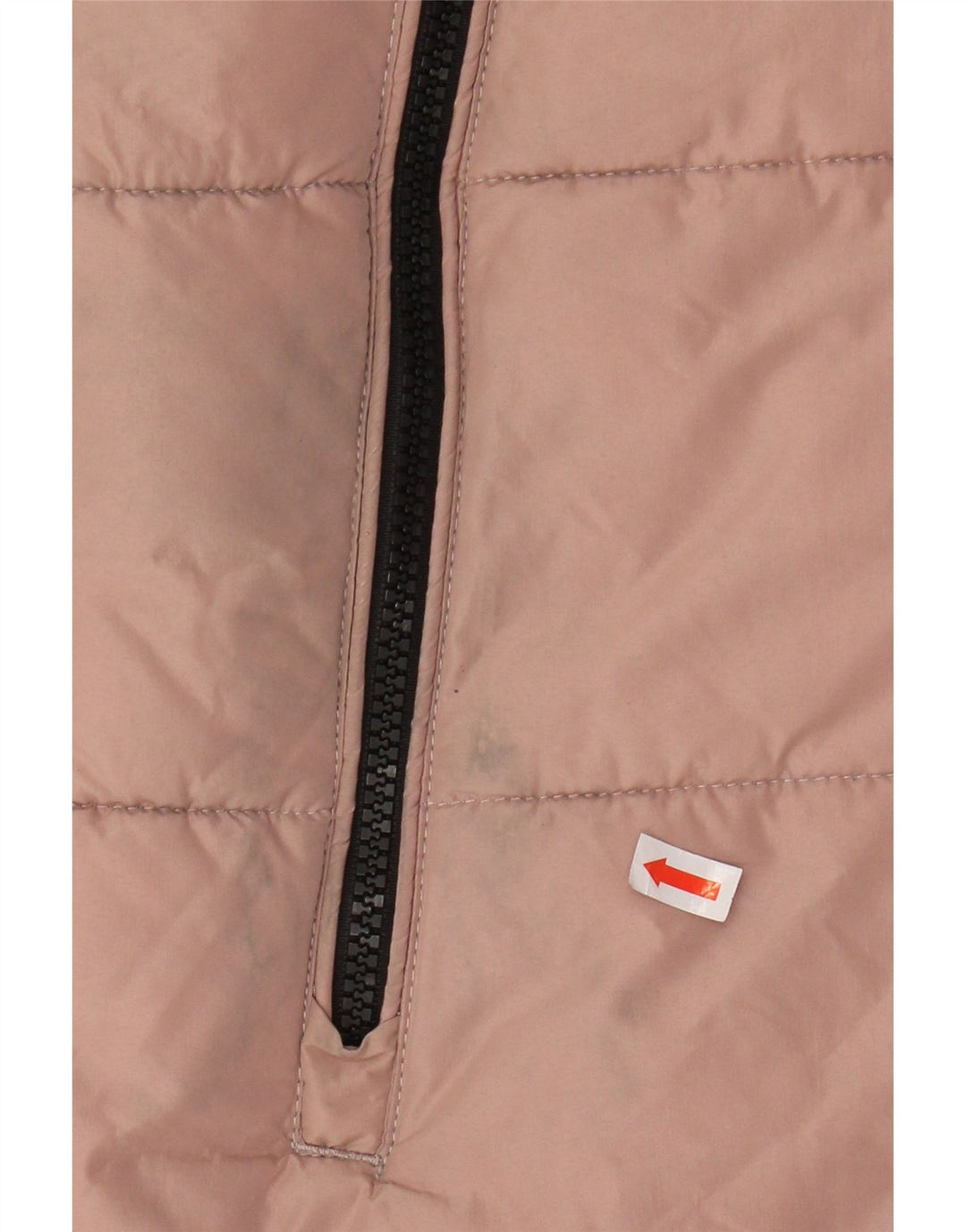 KHUJO Womens Oversized Hooded Padded Coat UK 6 XS Pink Polyester