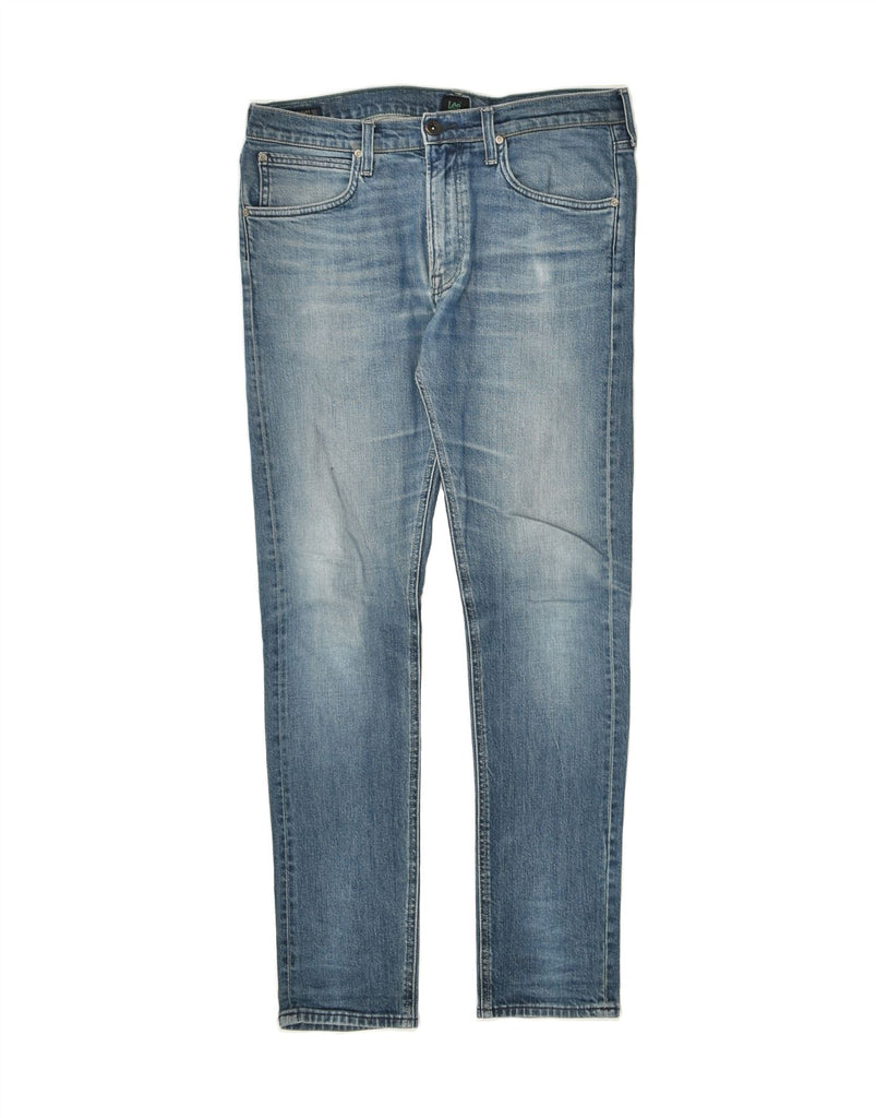 LEE Mens Luke Skinny Jeans W32 L32 Blue | Vintage Lee | Thrift | Second-Hand Lee | Used Clothing | Messina Hembry 