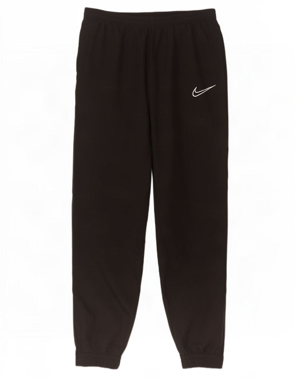 Nike Boys Dri Fit Tracksuit Trousers Joggers 13-14 Years W26 L28 XL Black